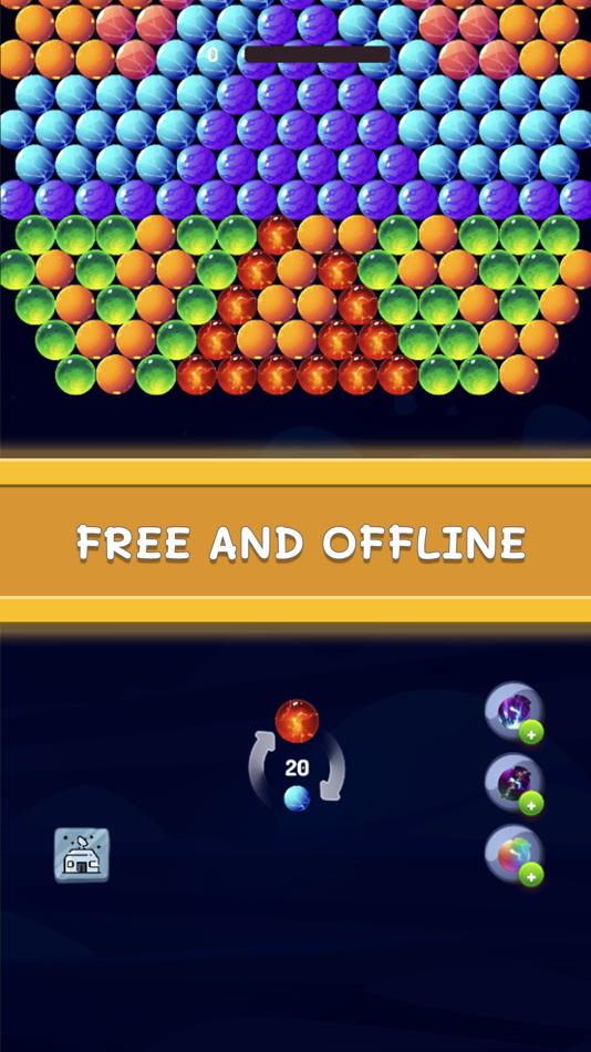 #2. SpacePop Bubble Shooter (iOS) By: Anil Koylu