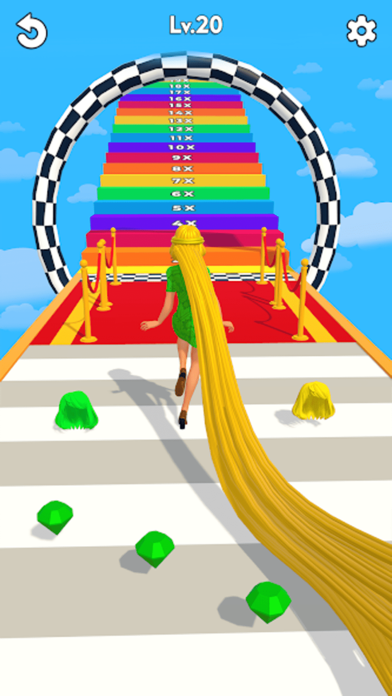 Fashion Long Hair Dancing Race Screenshot