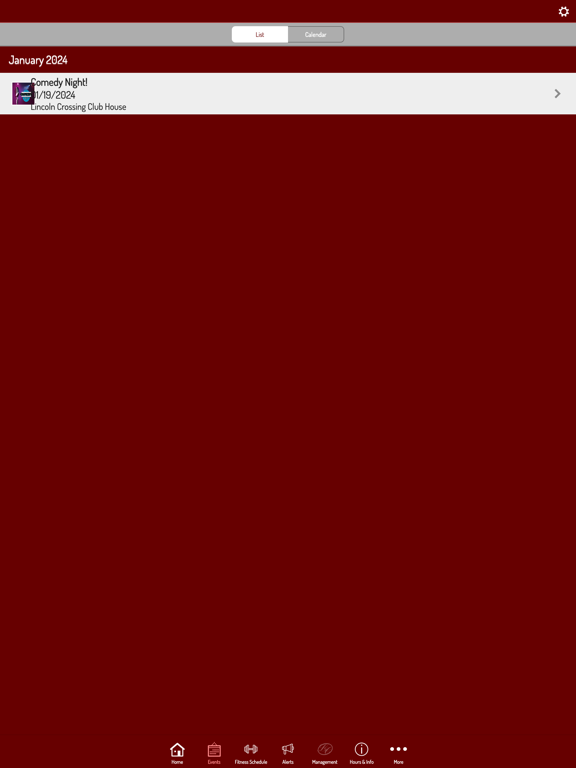Lincoln Crossing HOA iPad screenshot 2 - Lifestyle app