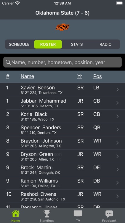 Oklahoma State Football