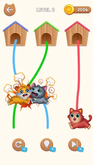 Cat Rush - Draw to Home screenshot 3