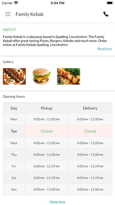 Family Kebab Spalding Screenshot