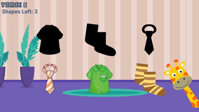Learning game names of clothes Screenshot