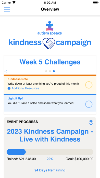 Autism Speaks Kindness App Screenshot