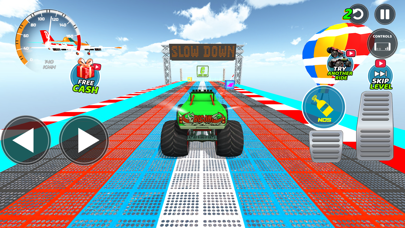 Monster Truck Stunt Race Games Screenshot