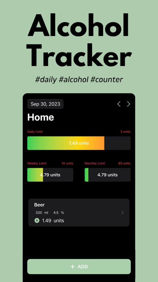 Alcohol Tracker+ - 1.0 - (iOS)