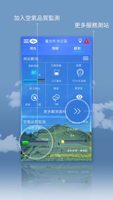 Screenshot #3 pour 中央氣象署W - 生活氣象