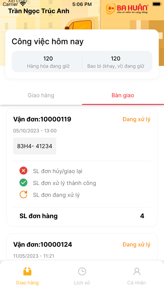 #3. Ba Huân Delivery (iOS) 由: FPT IS Company Limited