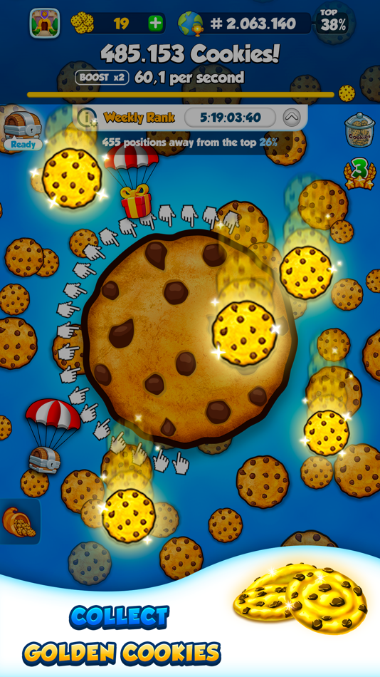 #7. Cookie Clickers (iOS) 来自: Tiny Games