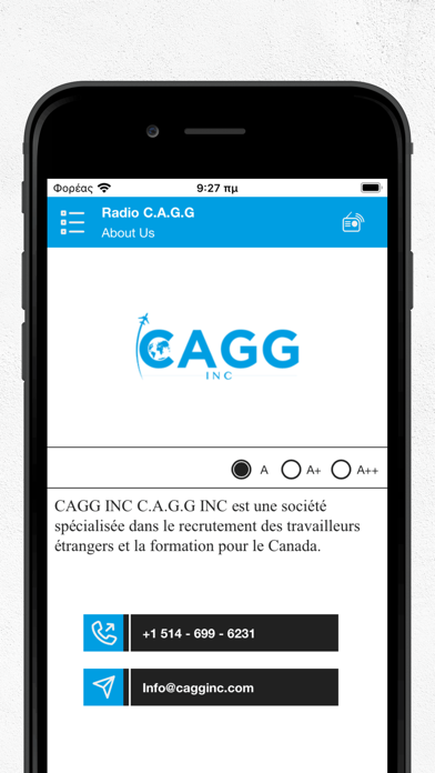 Radio C.A.G.G Screenshot