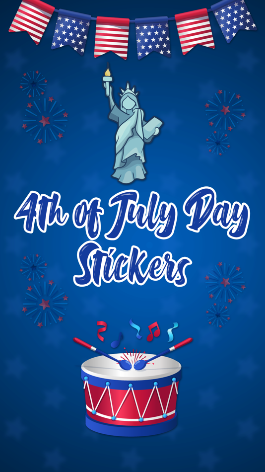 4th of July Day Stickers - 1.1 - (iOS)