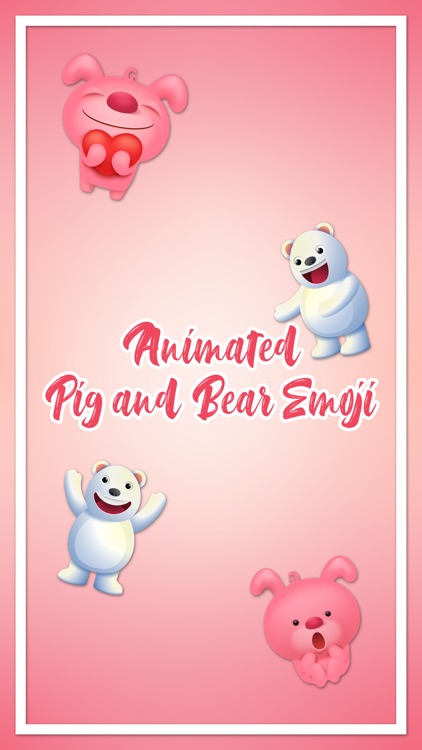 Animated Pig & Bear Emoji