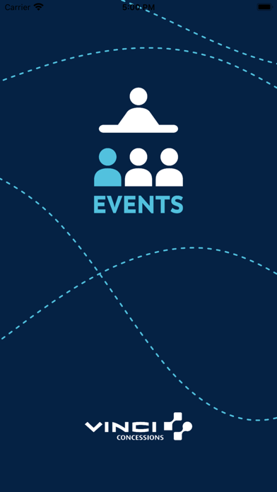 VINCI Concessions Events Screenshot