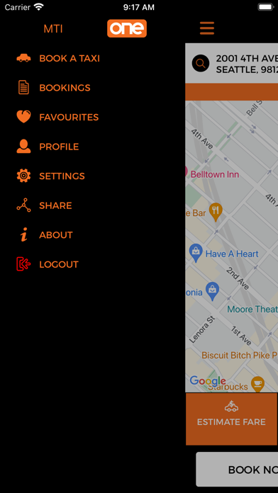 One Taxi Seattle Screenshot
