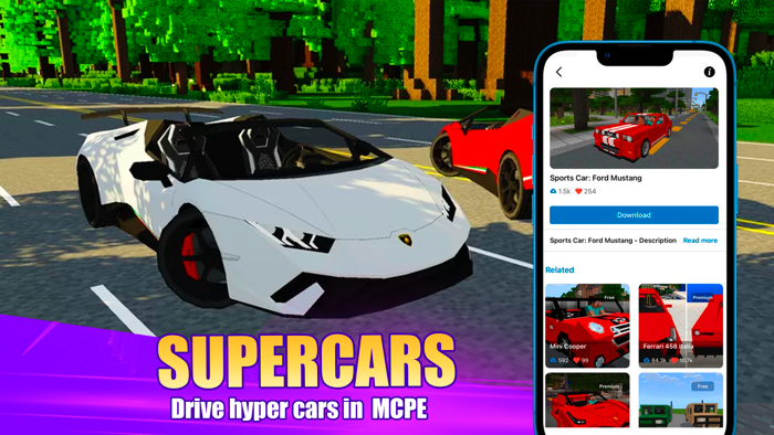 Car Mod for Minecraft PE