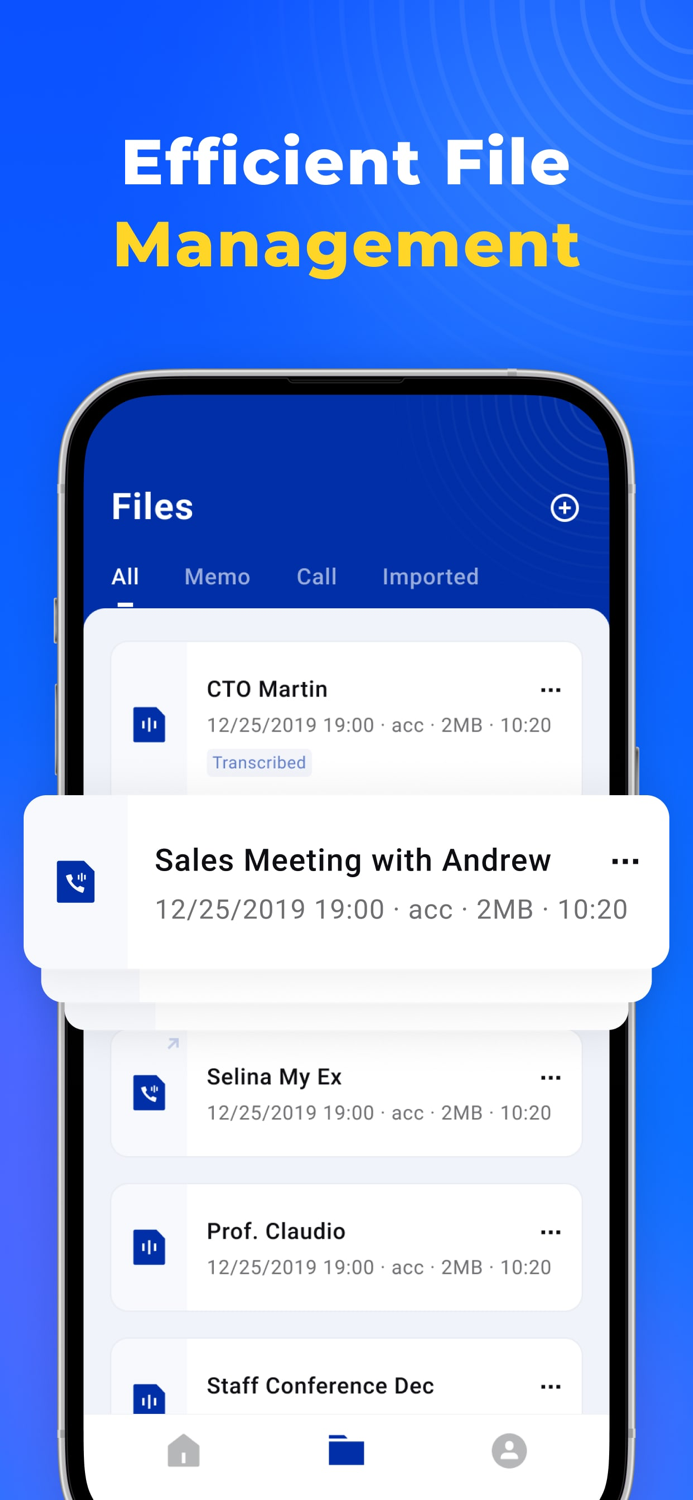 Owll Call Recorder and AI Note