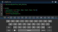Rust IDE - Minimal Code iPhone image 2