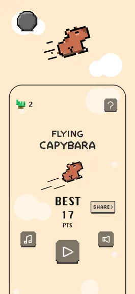 Game screenshot Flying Capybara apk