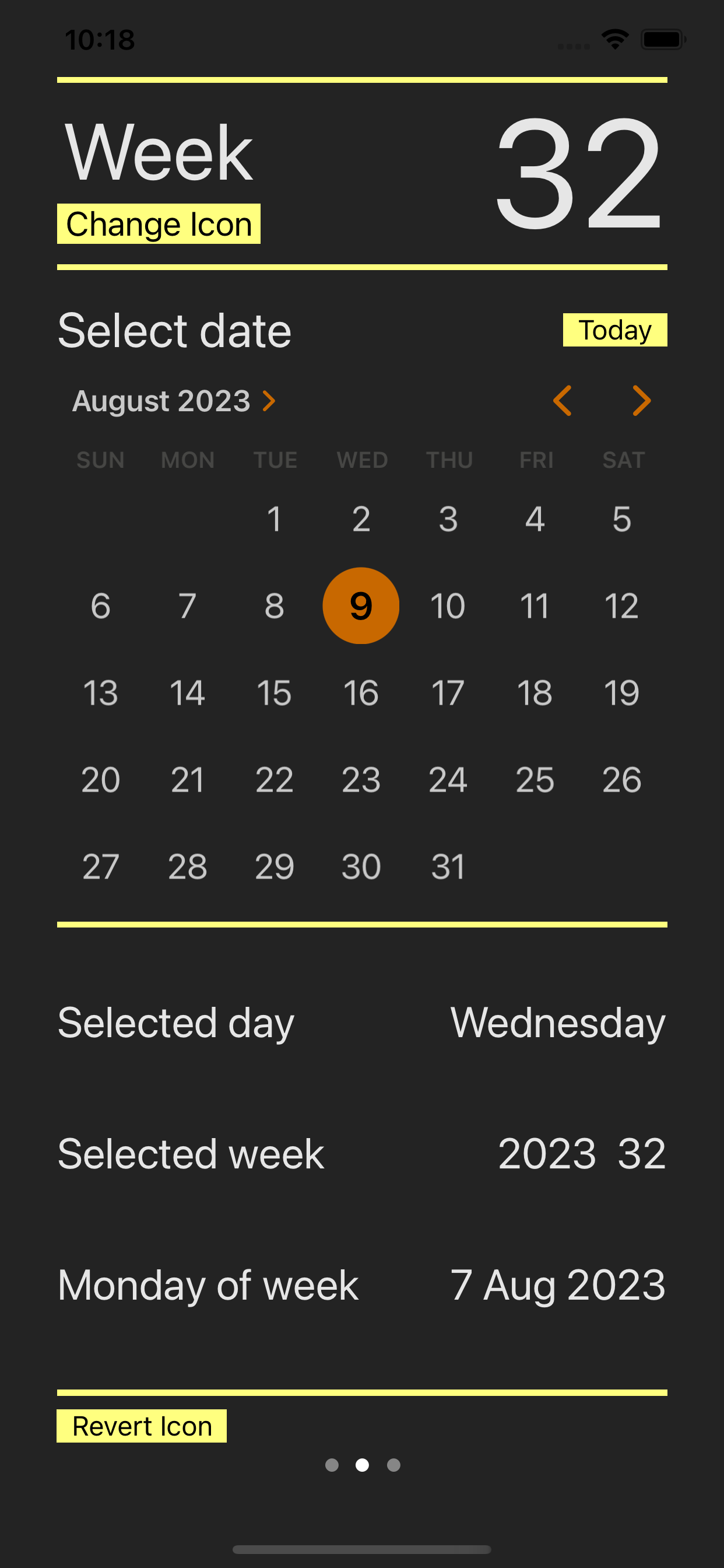Week Number #