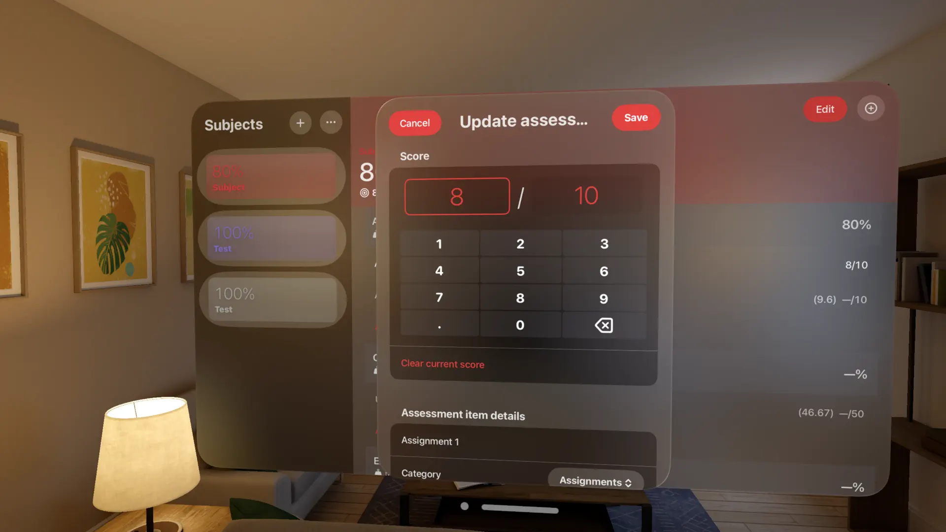 Grade Calculator screenshot