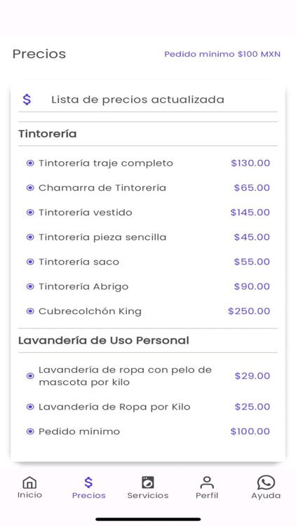 LavanderiApp - para clientes