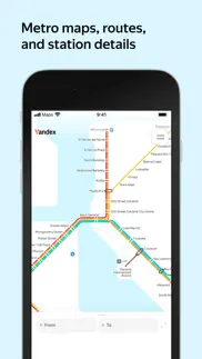 yandex metro iphone screenshot 1
