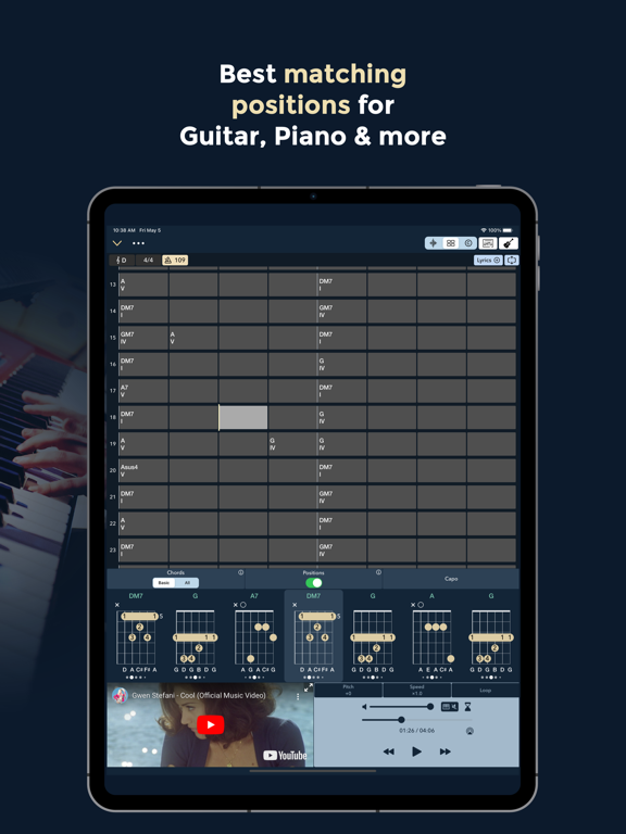 Chord ai - Play any song! iPad screenshot 4 - Music app