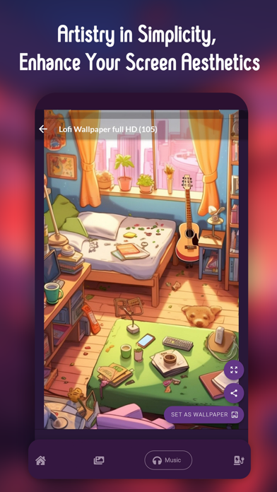 Lofi Hop: Music & Wallpapers Screenshot