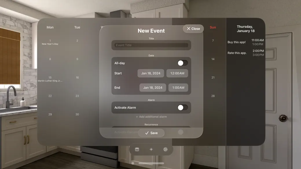 Datum - Calendar screenshot 2