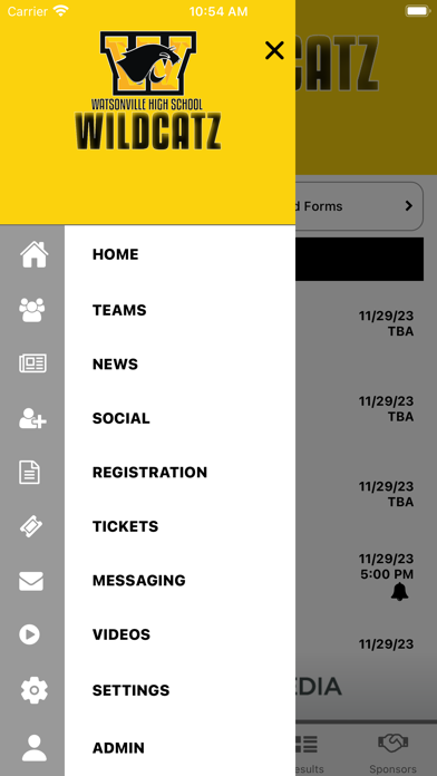Watsonville Wildcatz Athletics Screenshot