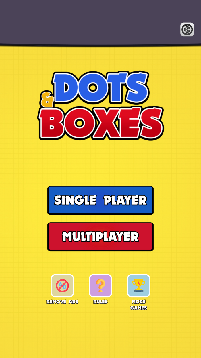 Dots and Boxes Dot Game