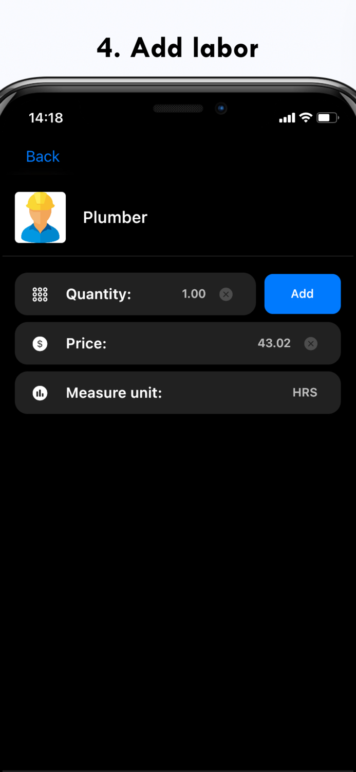 Contractor Estimator