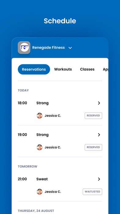 Renegade Fitness OH Screenshot
