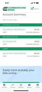 Cornerstone Bank (IA) Mobile screenshot #4 for iPhone