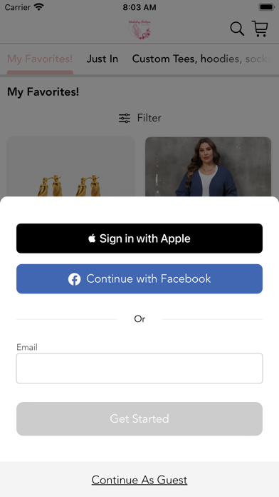 WandaFay Boutique Screenshot