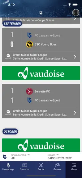 Game screenshot FC Lausanne-Sport apk
