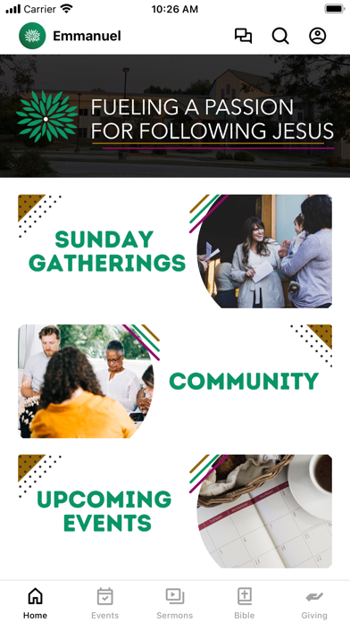 Emmanuel Church Bloomington Screenshot