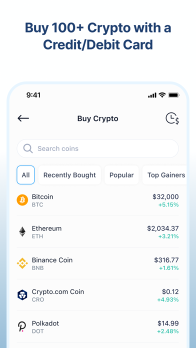 Crypto.com l DeFi Wallet Screenshot
