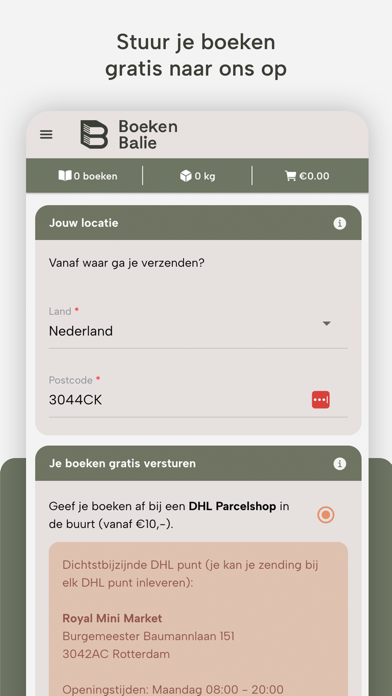 BoekenBalie - boeken verkopen Screenshot