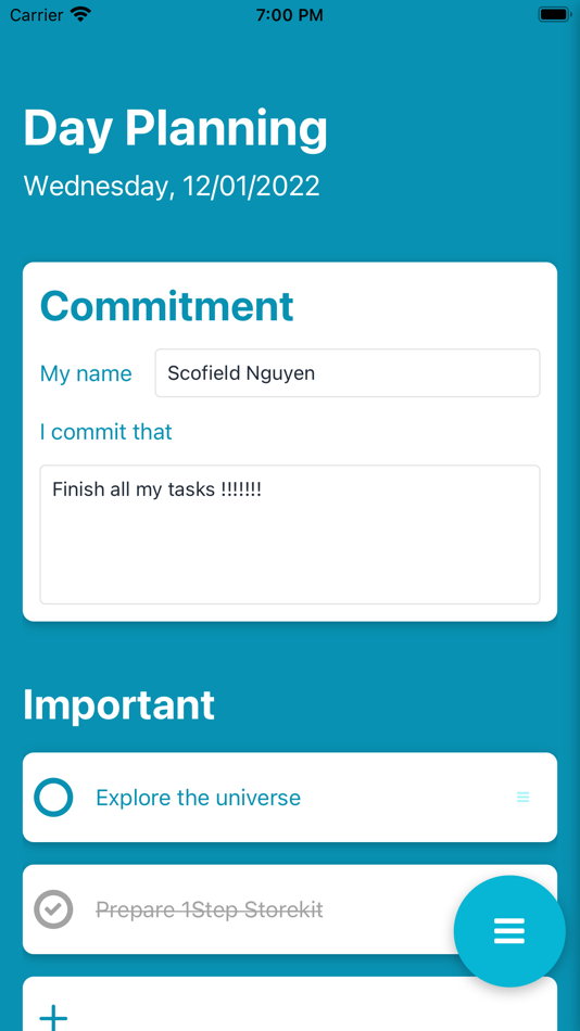 #3. 1Step - Make your life easier (iOS) Podle: Tien Nguyen
