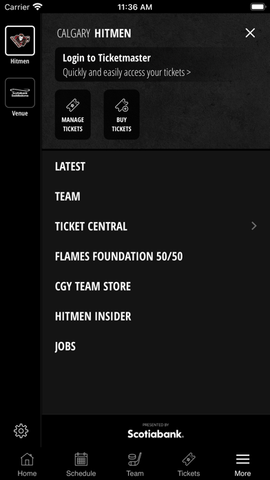 Calgary Hitmen App Screenshot