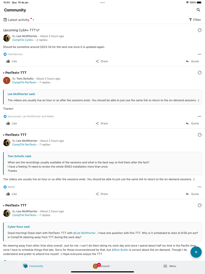 CompTIA Instructor Network