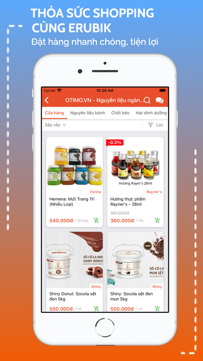 eRUBIK - Phân phối thực phẩm