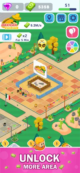 Game screenshot Idle Cuisine Park Tycoon mod apk