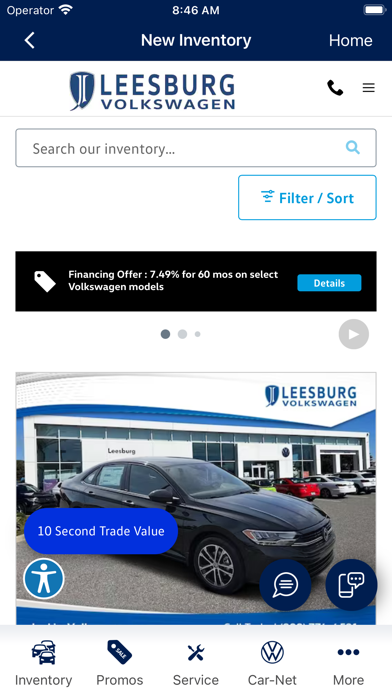 Leesburg Volkswagen Screenshot