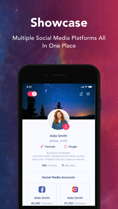 Nebulum iPhone screenshot 2 - Social Networking app