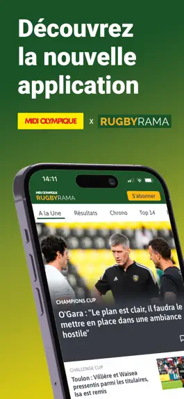 Game screenshot Rugbyrama - Midi Olympique mod apk