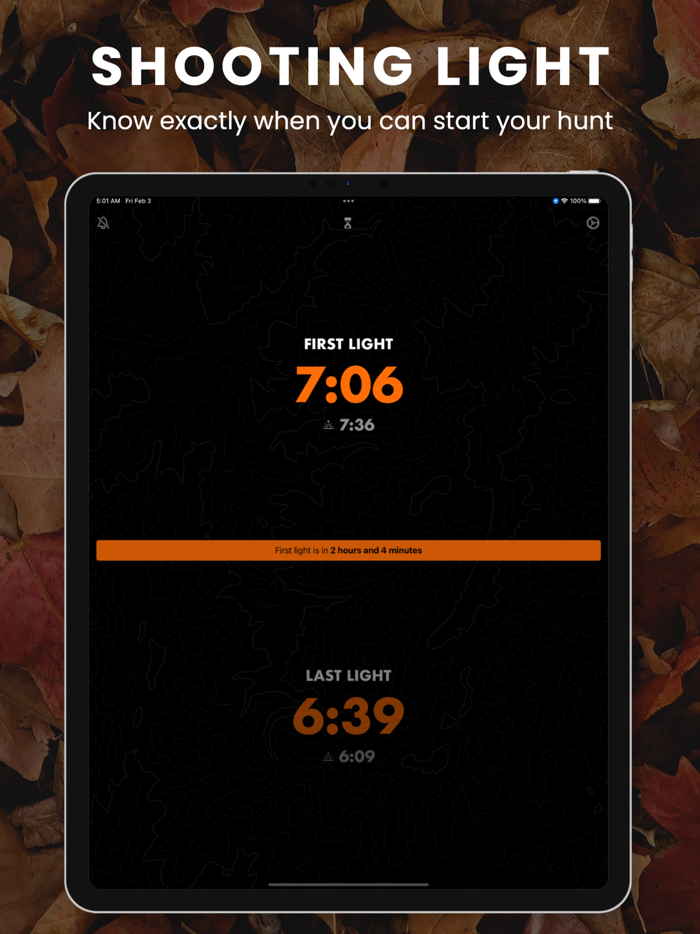 Shooting Light Hunt Clock