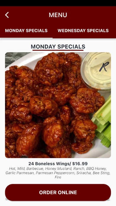 Valentinos Pizzeria Stowe Screenshot