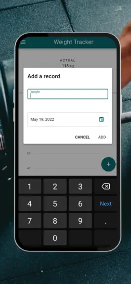 Game screenshot Easy Weight Tracking apk